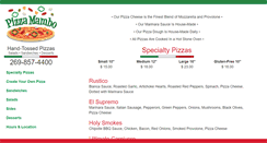 Desktop Screenshot of pizzamambosaugatuck.com