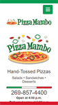 Mobile Screenshot of pizzamambosaugatuck.com